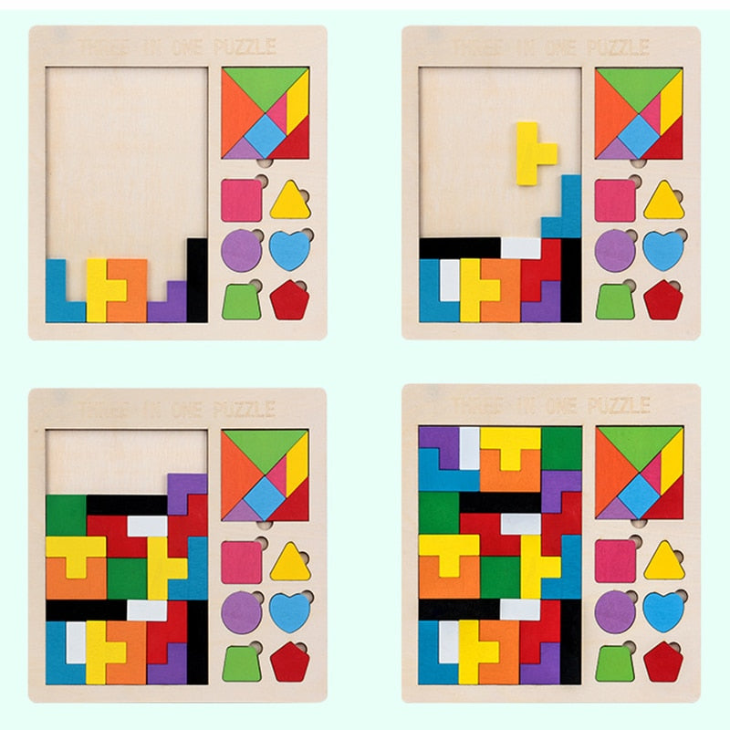 Tetris Tangrams