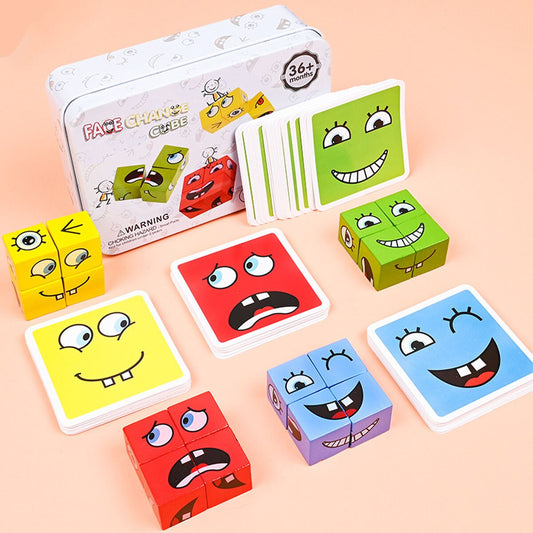 Face Change Cube Game