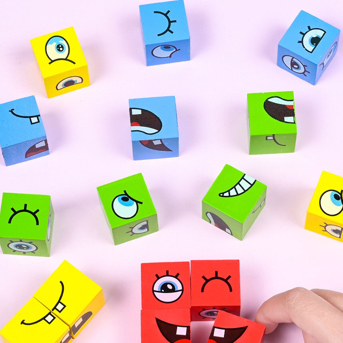 Face Change Cube Game
